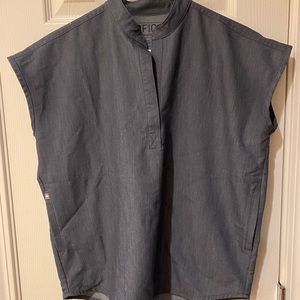 FIGS ‘Rafaela’ scrub top *heather denim*